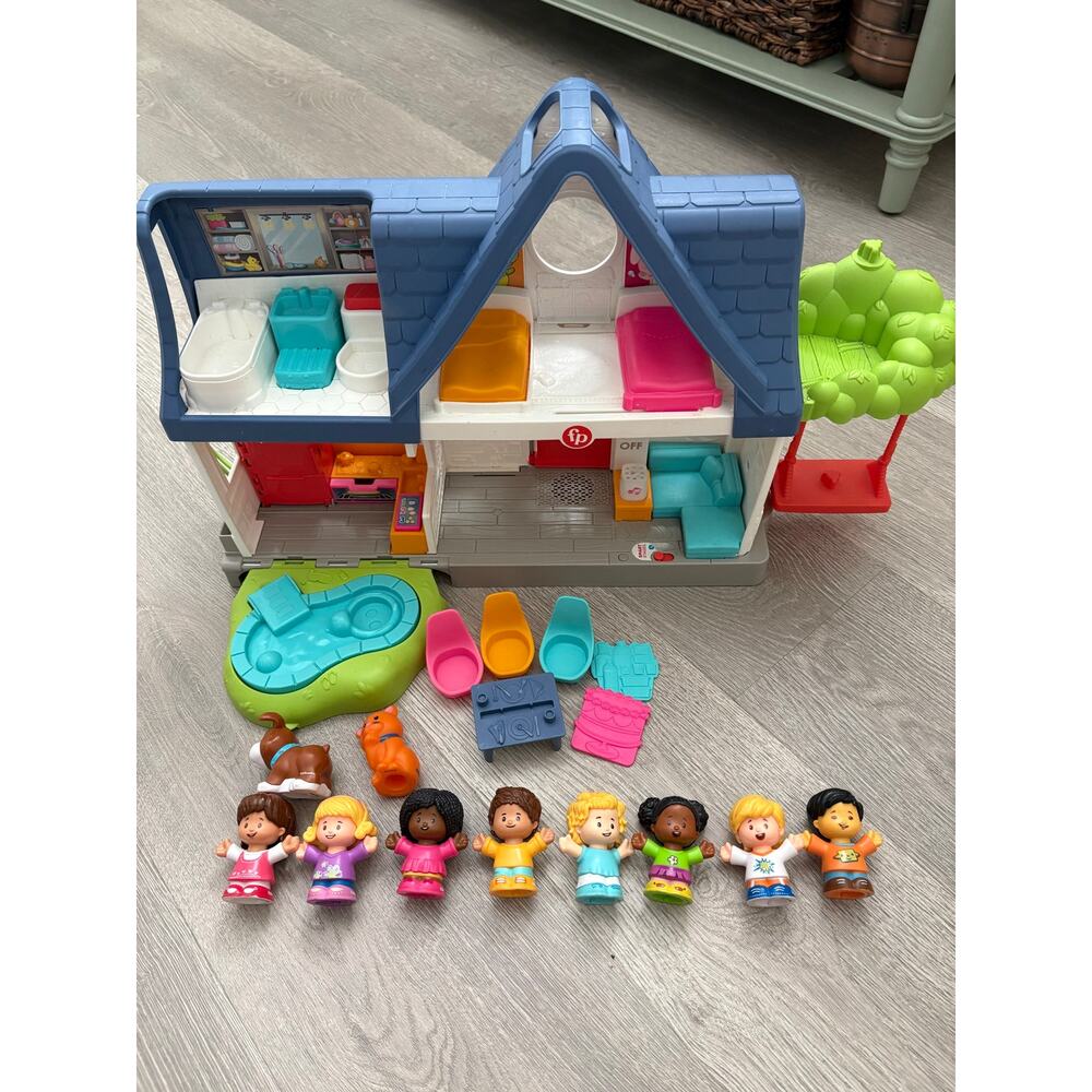 Fisher Price Little People Friends Together Play House Toddler Pretend Play Toy